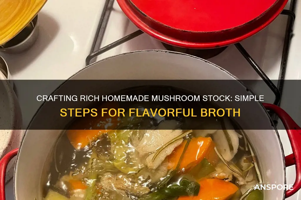 how to make homemade mushroom stock