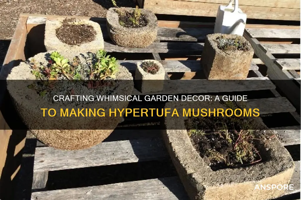 how to make hypertufa mushrooms