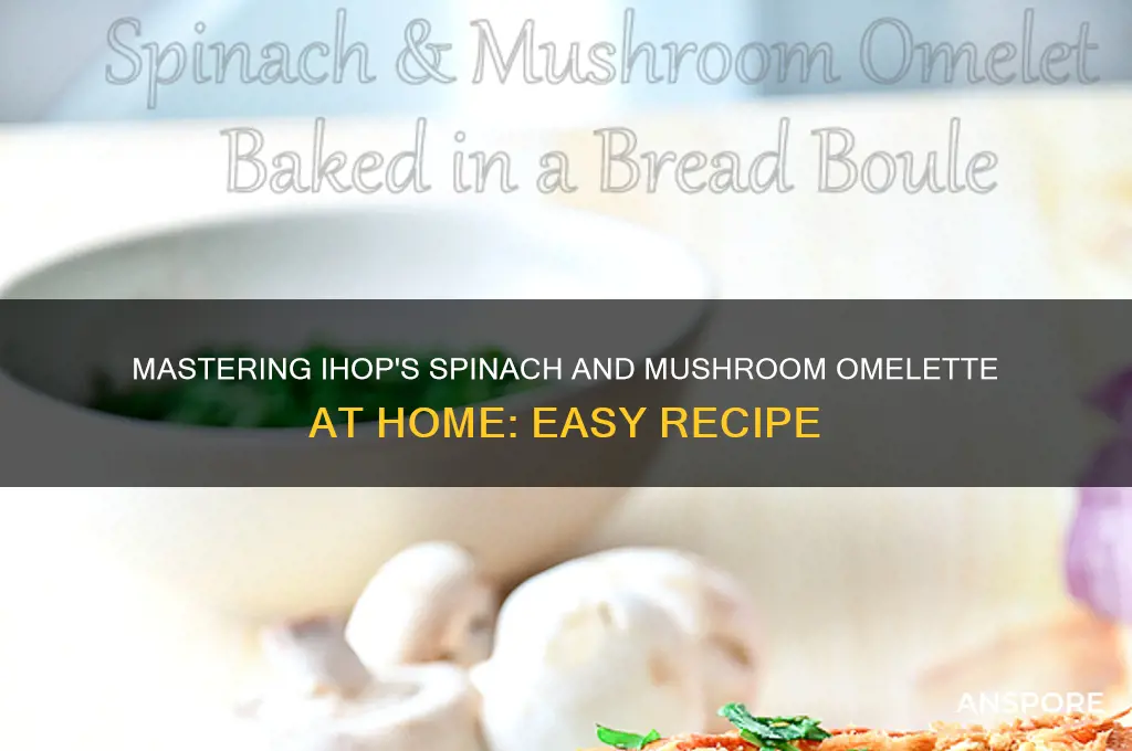 how to make ihop spinach and mushroom omelette