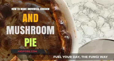 Easy Homemade Chicken and Mushroom Pie Recipe: Individual Portions
