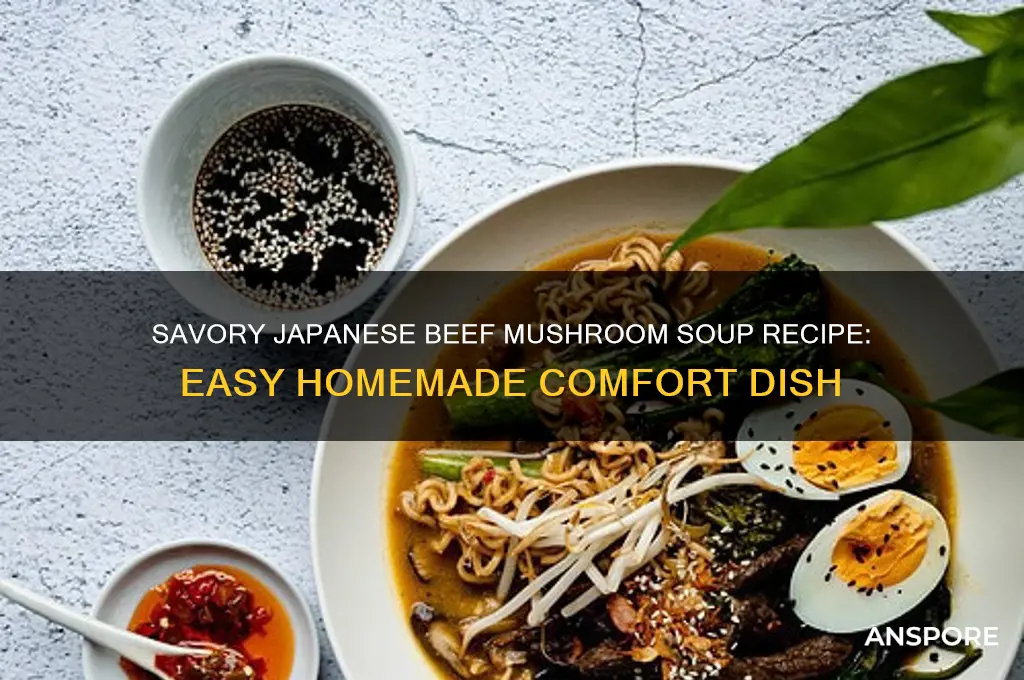how to make japanese beef mushroom soup