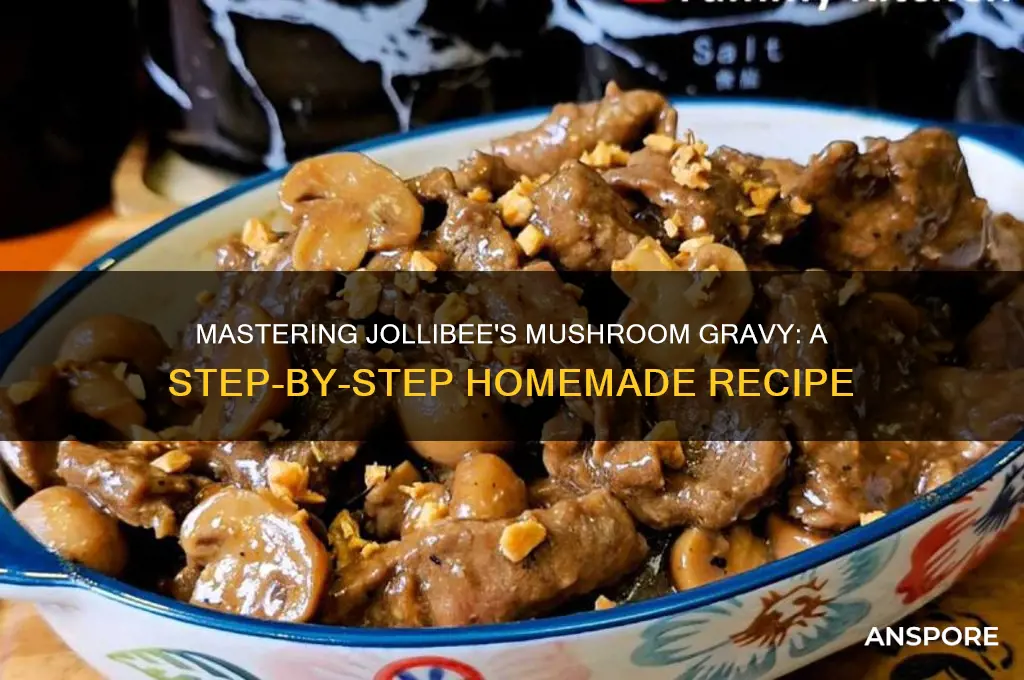 how to make jollibee mushroom gravy
