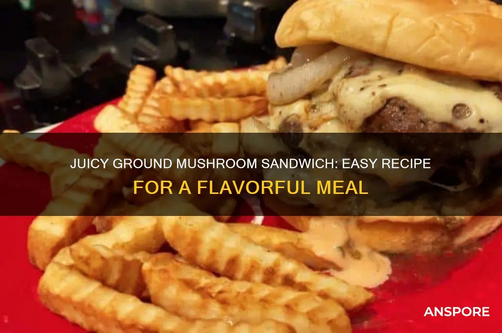 how to make jucy mushroom sandwich grounded