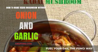 Flavorful Kadai Mushroom Recipe: Onion-Garlic-Free Delight for Veggie Lovers