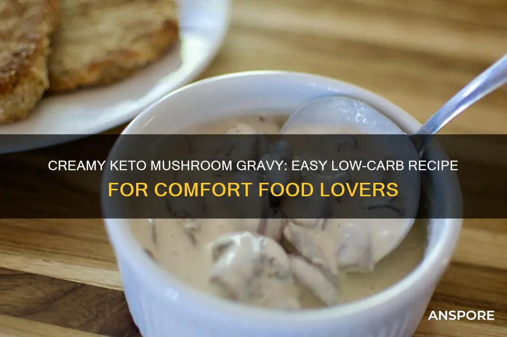 how to make keto mushroom gravy