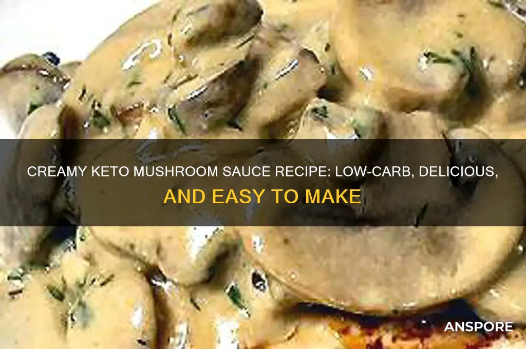 how to make keto mushroom sauce