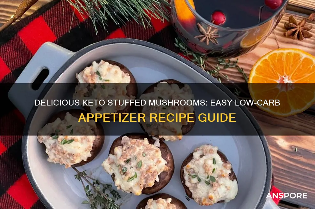 how to make keto stuffed mushrooms