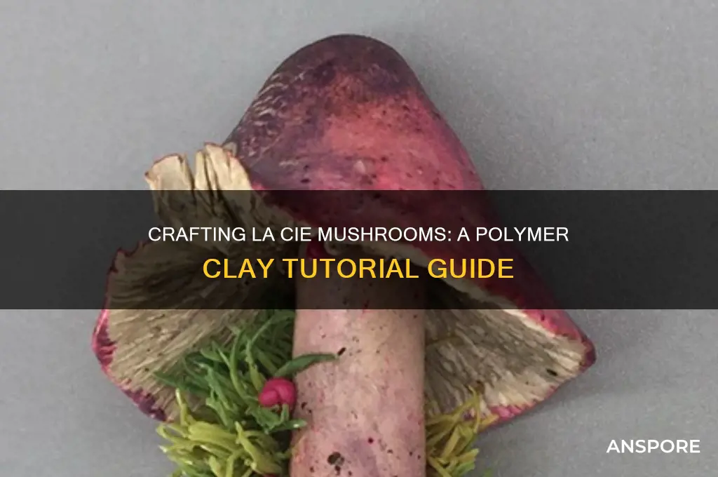 how to make lacie mushroom from polymer clay