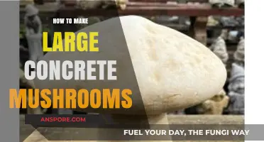Crafting Giant Concrete Mushrooms: A Step-by-Step DIY Guide