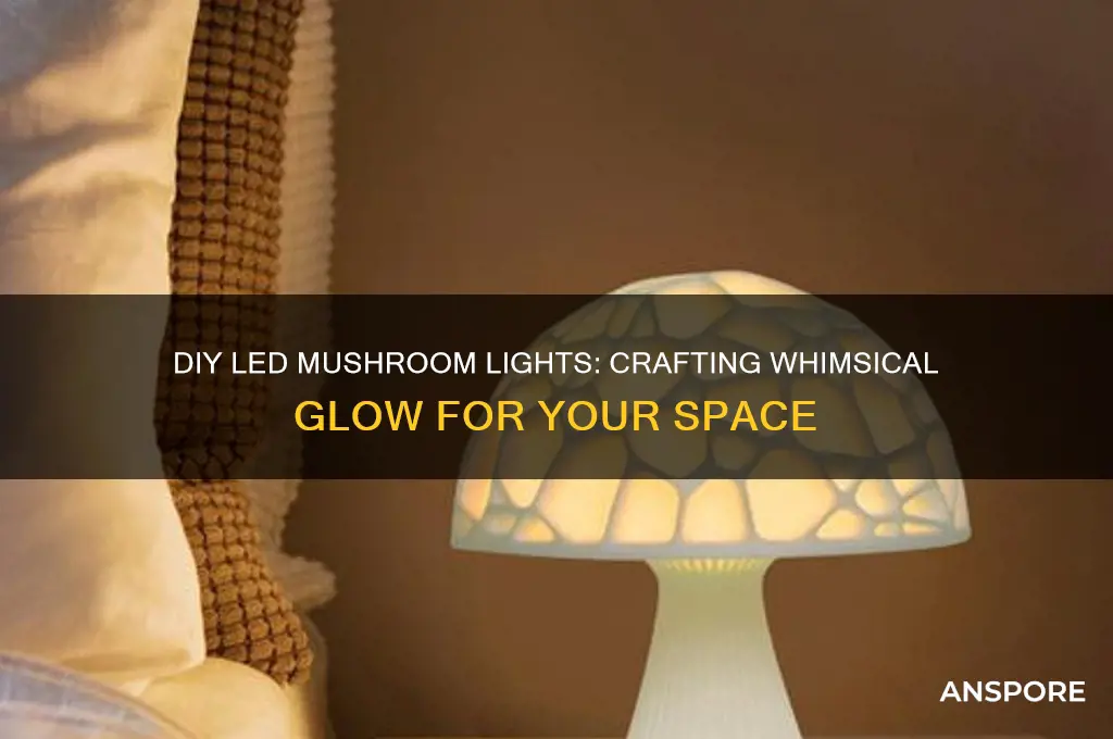 how to make led mushroom lights