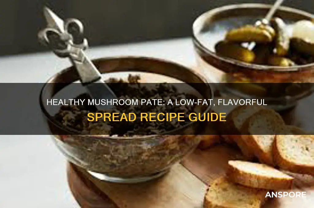 how to make low fat mushroom pate