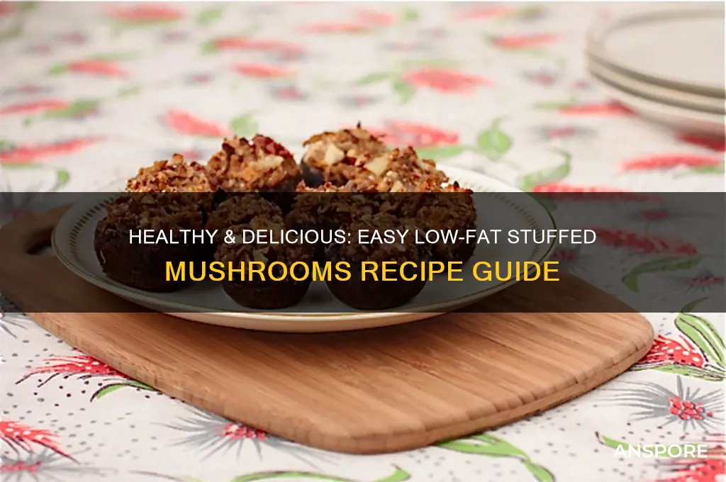 how to make low fat stuffed mushrooms