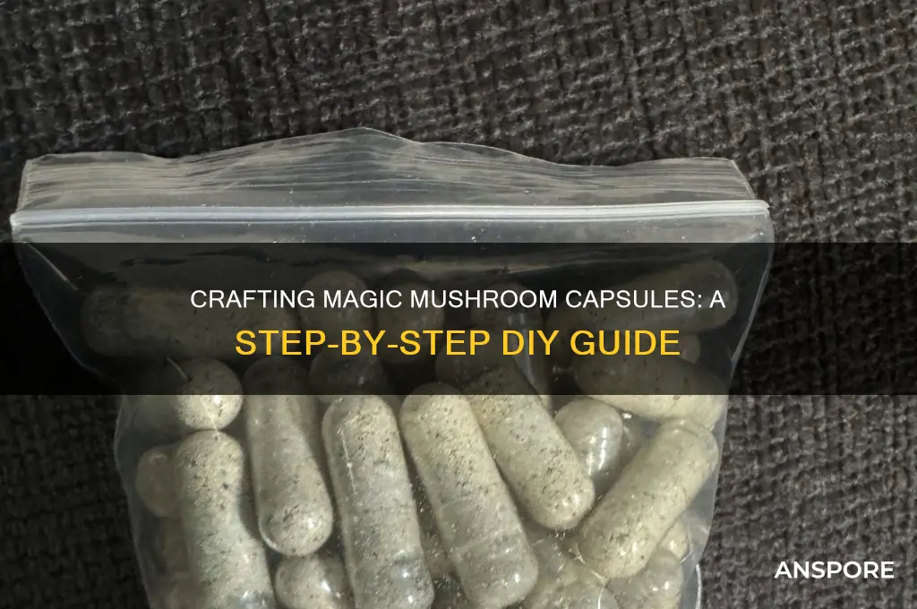 how to make magic mushroom capsules