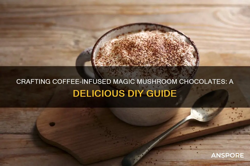 how to make magic mushroom chocolates with coffee