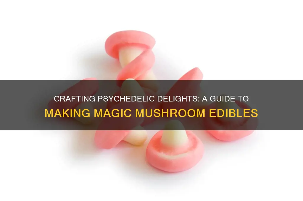 how to make magic mushroom edibles
