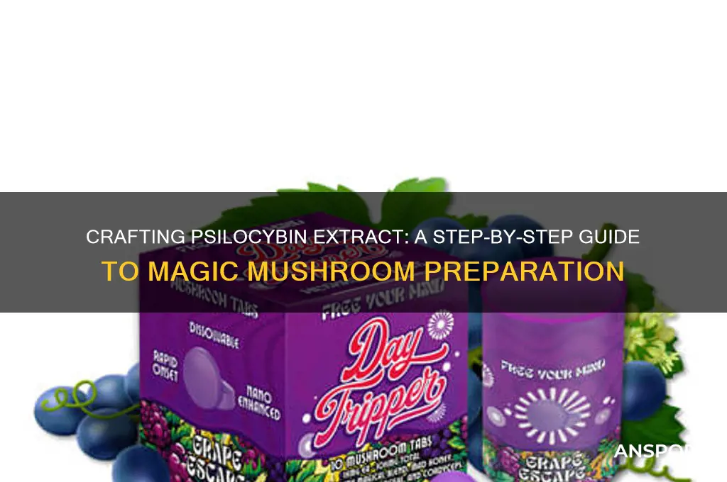 how to make magic mushroom extract