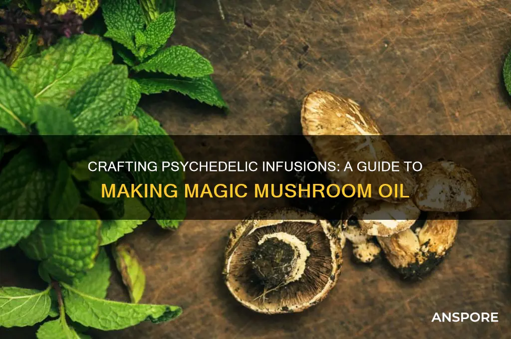 how to make magic mushroom oil