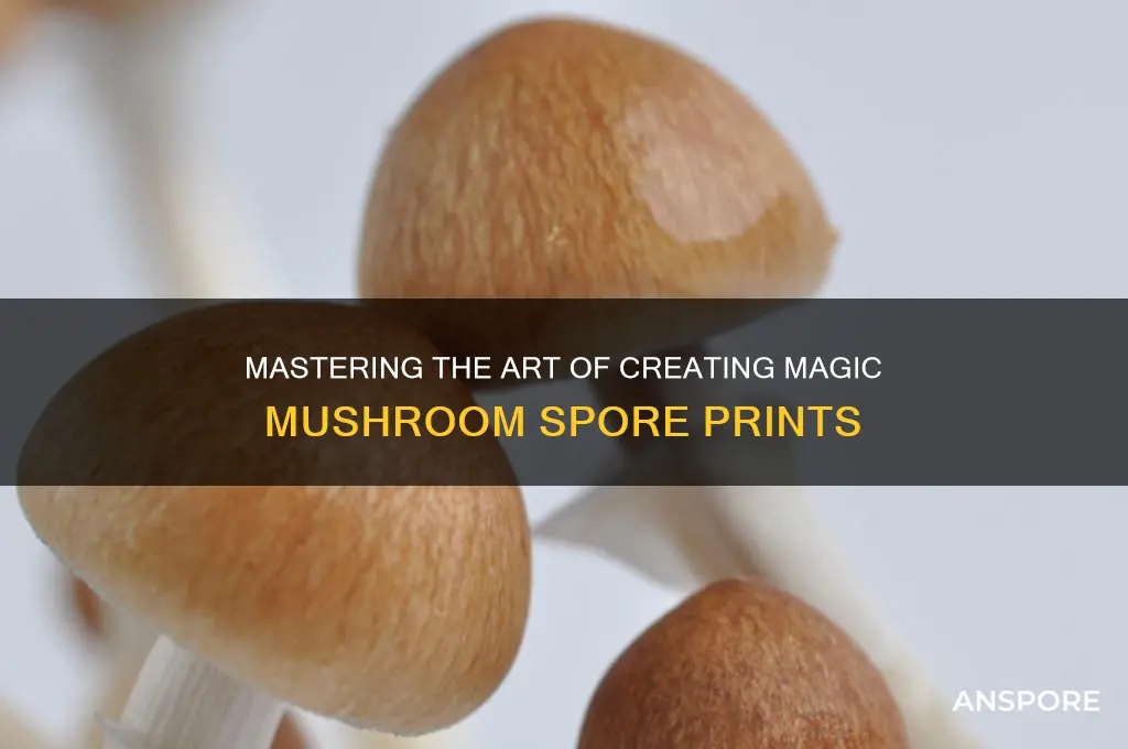 how to make magic mushroom spore prints