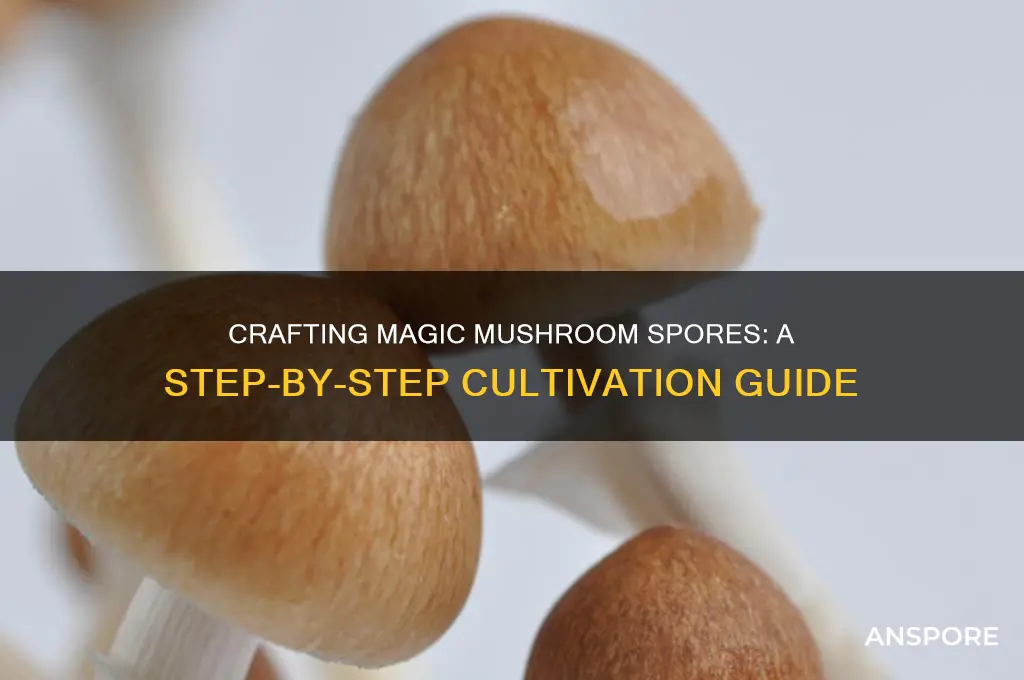 how to make magic mushroom spores