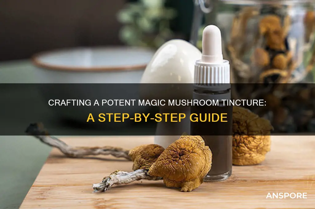 how to make magic mushroom tincture