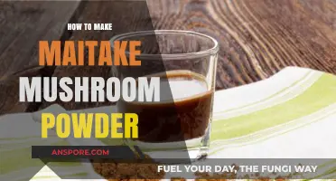 Crafting Maitake Mushroom Powder: A Simple DIY Guide for Health Enthusiasts