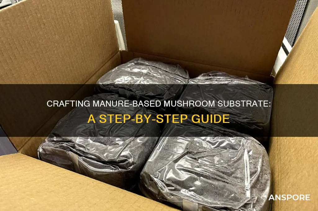 how to make manure based mushroom substrate