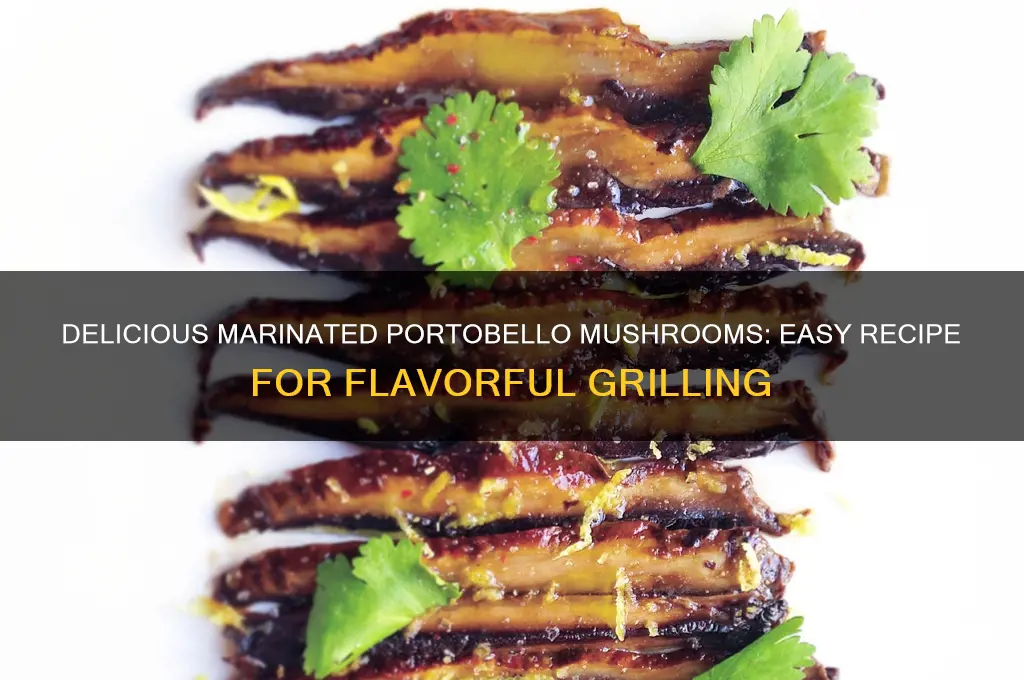 how to make marinated portobello mushrooms