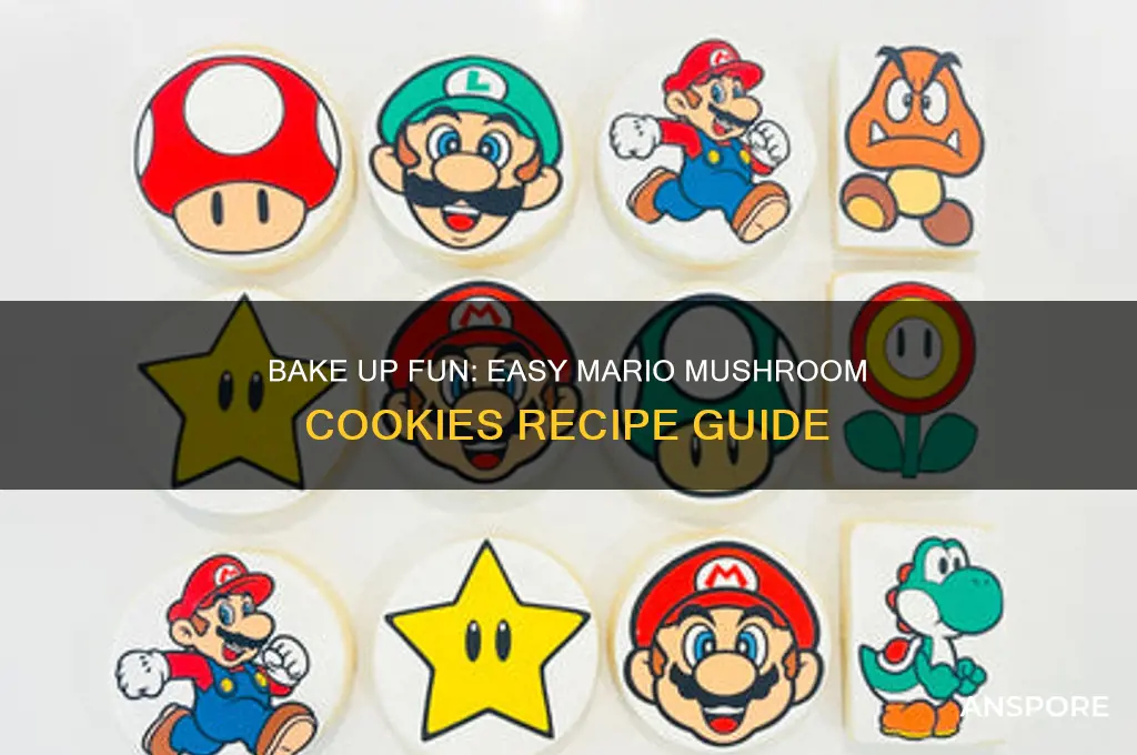 how to make mario mushroom cookies