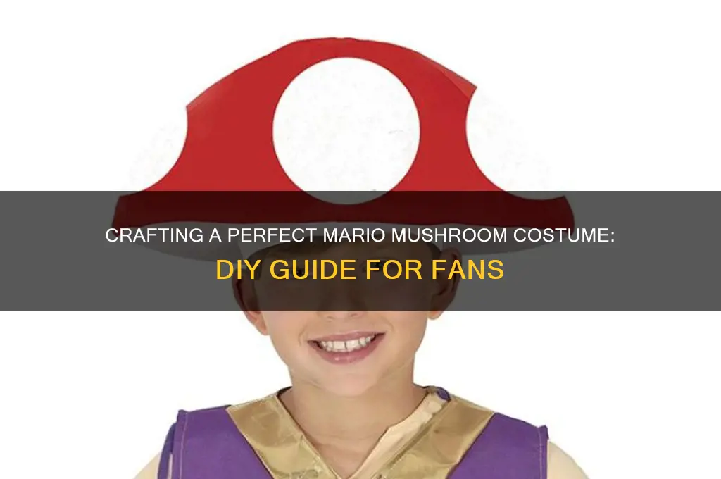 how to make mario mushroom costume