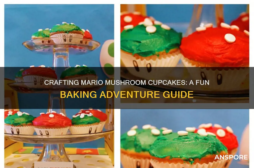 how to make mario mushroom cupcakes