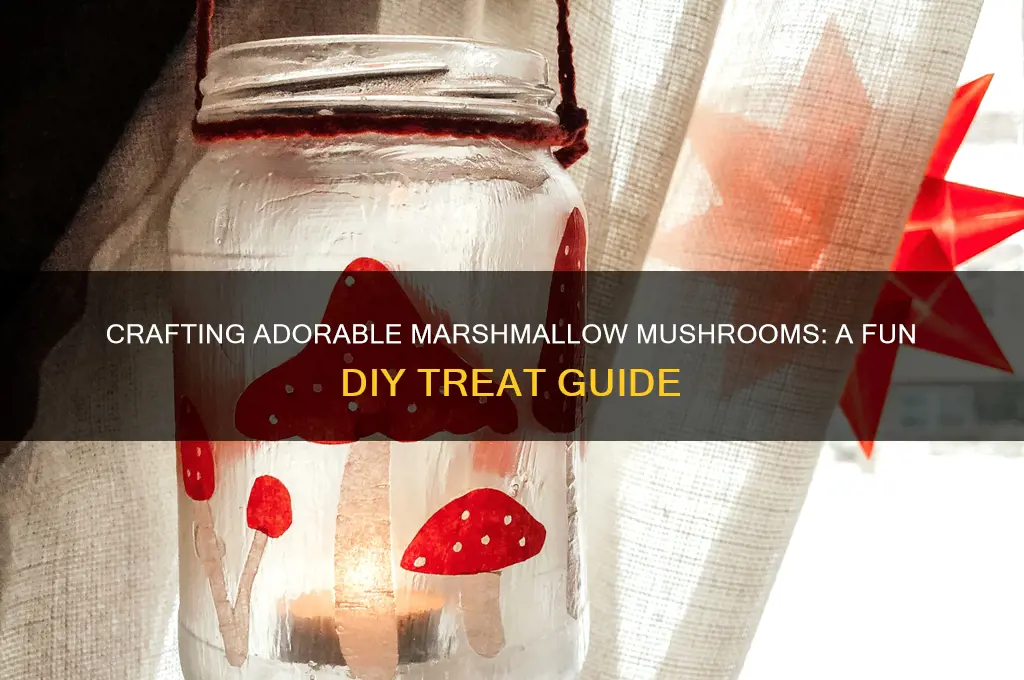 how to make marshmallow mushroom