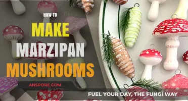 Crafting Edible Marzipan Mushrooms: A Simple DIY Guide