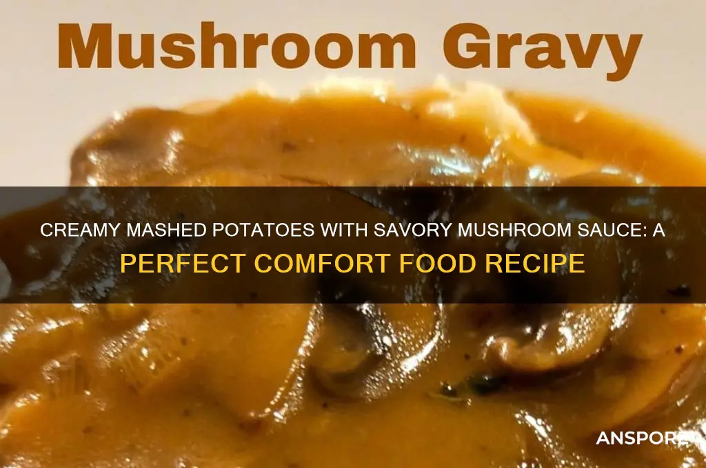 how to make mashed potatoes with mushroom sauce
