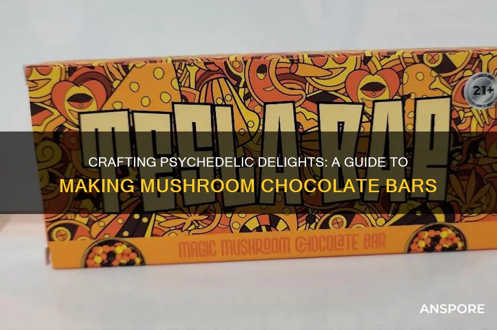 how to make mass mushroom chocolate bars