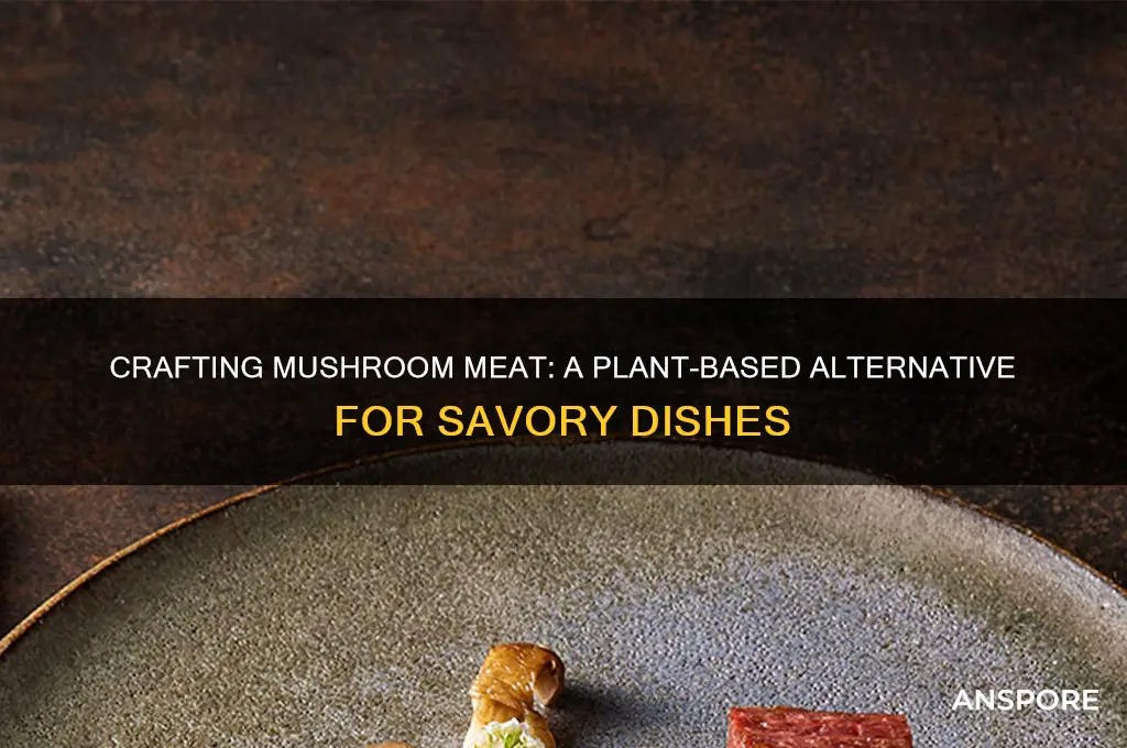 how to make meat from mushrooms