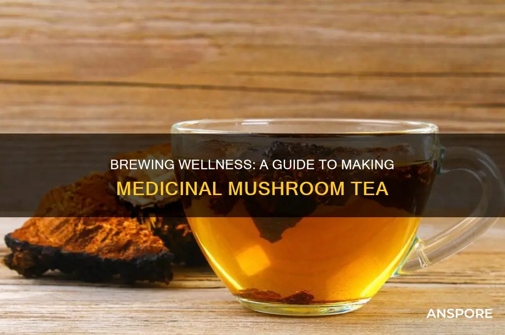 how to make medicinal mushroom tea