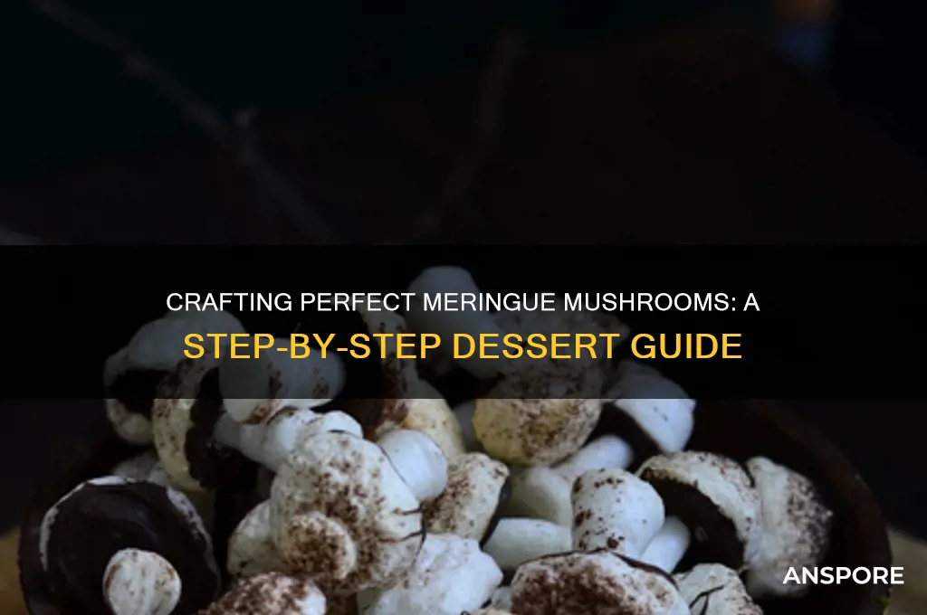 how to make merangue mushrooms