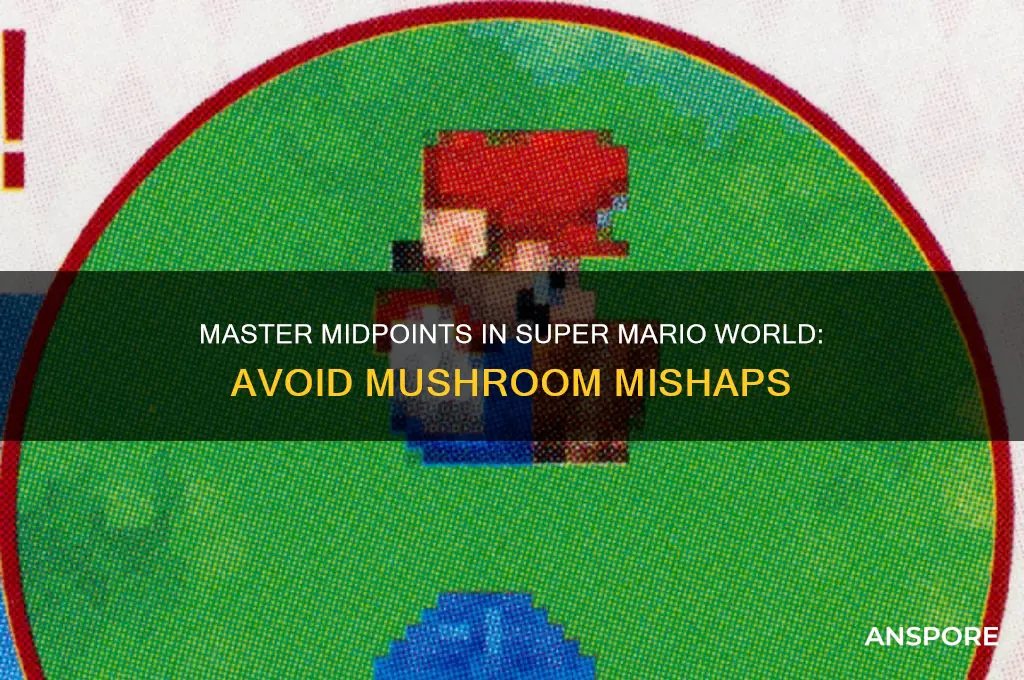 how to make midpoints not give mushroom super mario world
