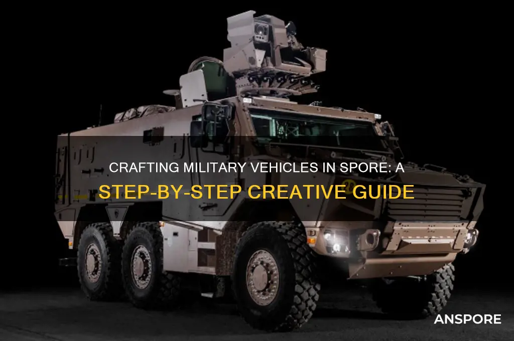 how to make military vehicles in spore
