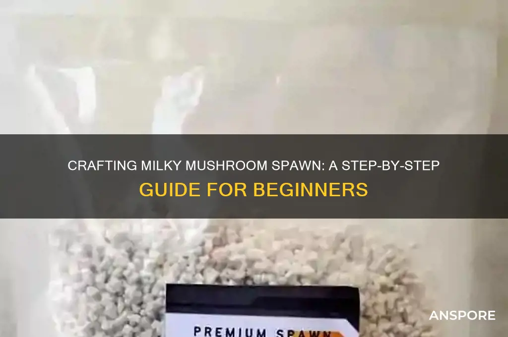 how to make milky mushroom spawn
