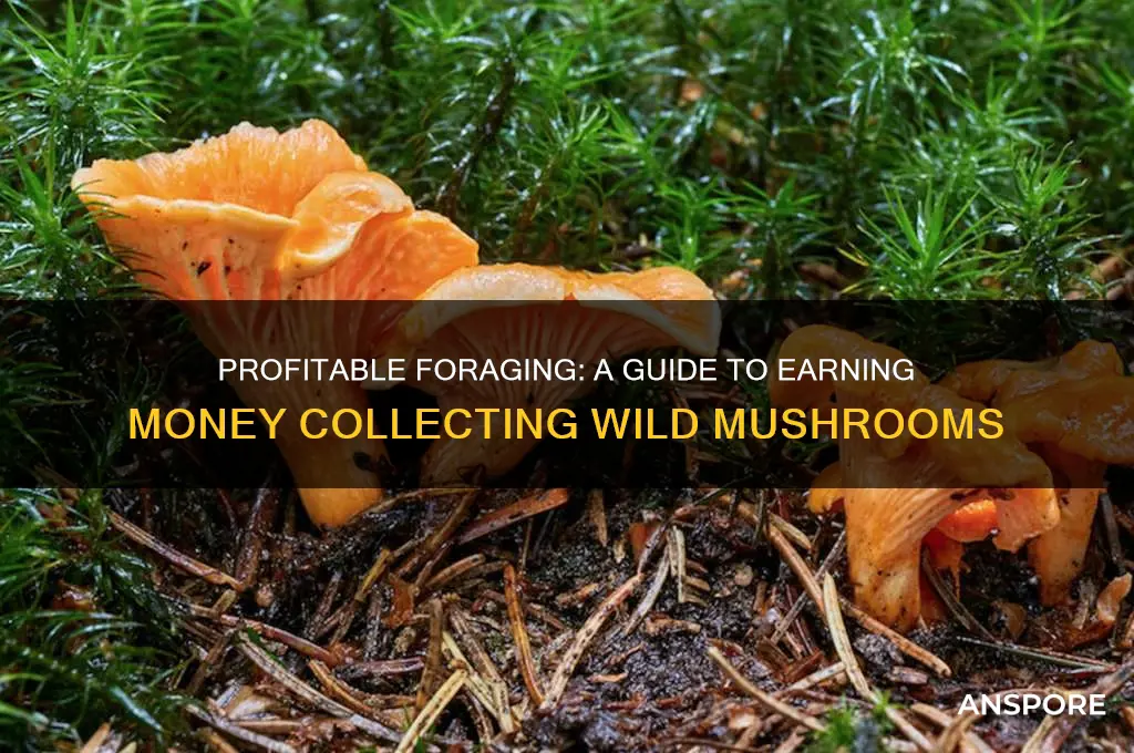 how to make money collecting wild mushrooms