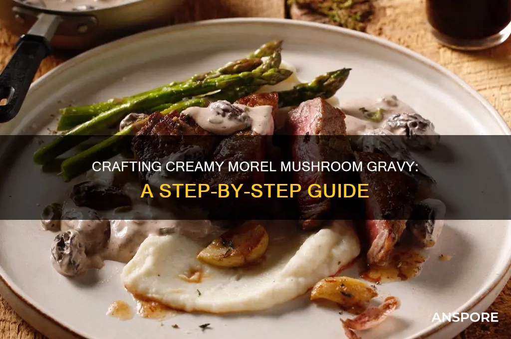 how to make morel mushroom gravy