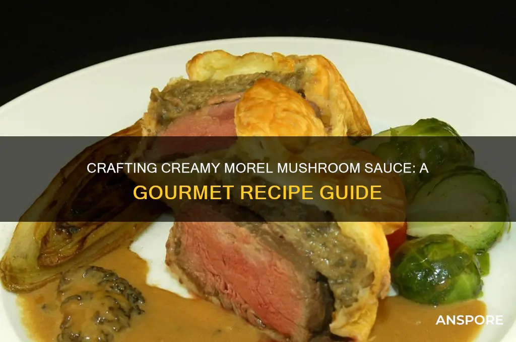 how to make morel mushroom sauce