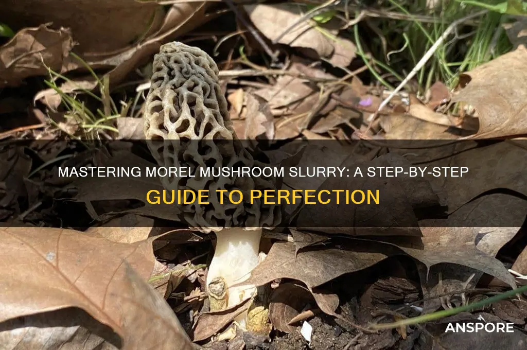 how to make mrel mushroom slurry