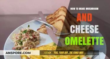 Delicious Mushroom and Cheese Omelette: Easy Recipe for Breakfast Lovers