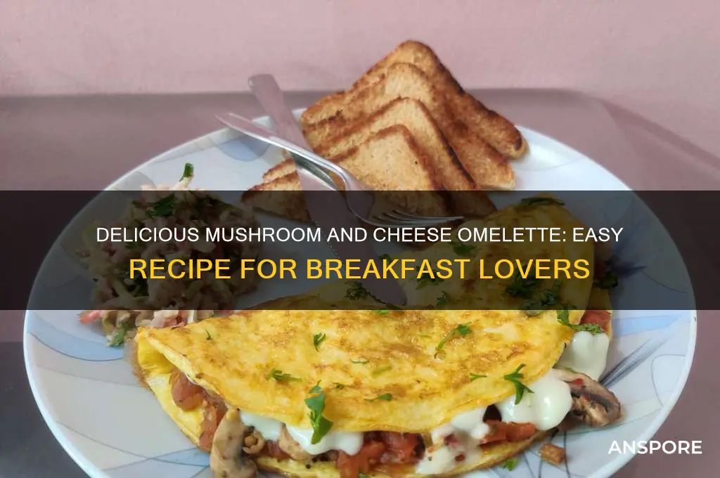 how to make mushroom and cheese omelette