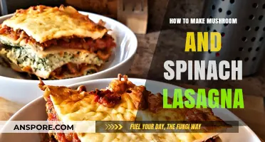Creamy Mushroom Spinach Lasagna: A Hearty Vegetarian Comfort Food Recipe