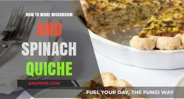 Easy Mushroom Spinach Quiche Recipe: Perfect for Brunch or Dinner