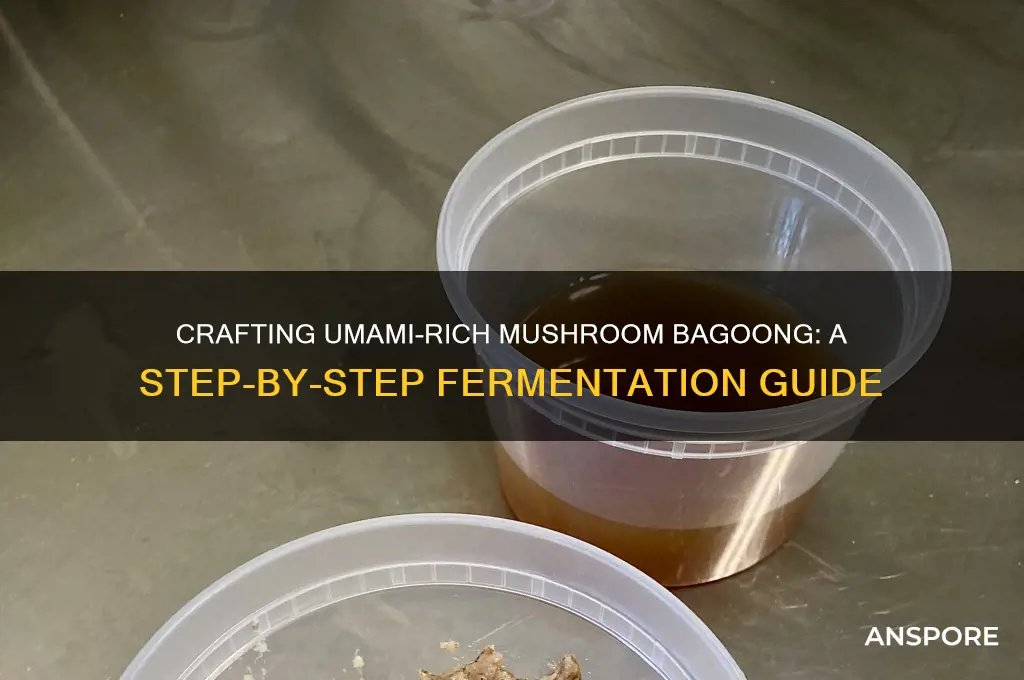 how to make mushroom bagoong