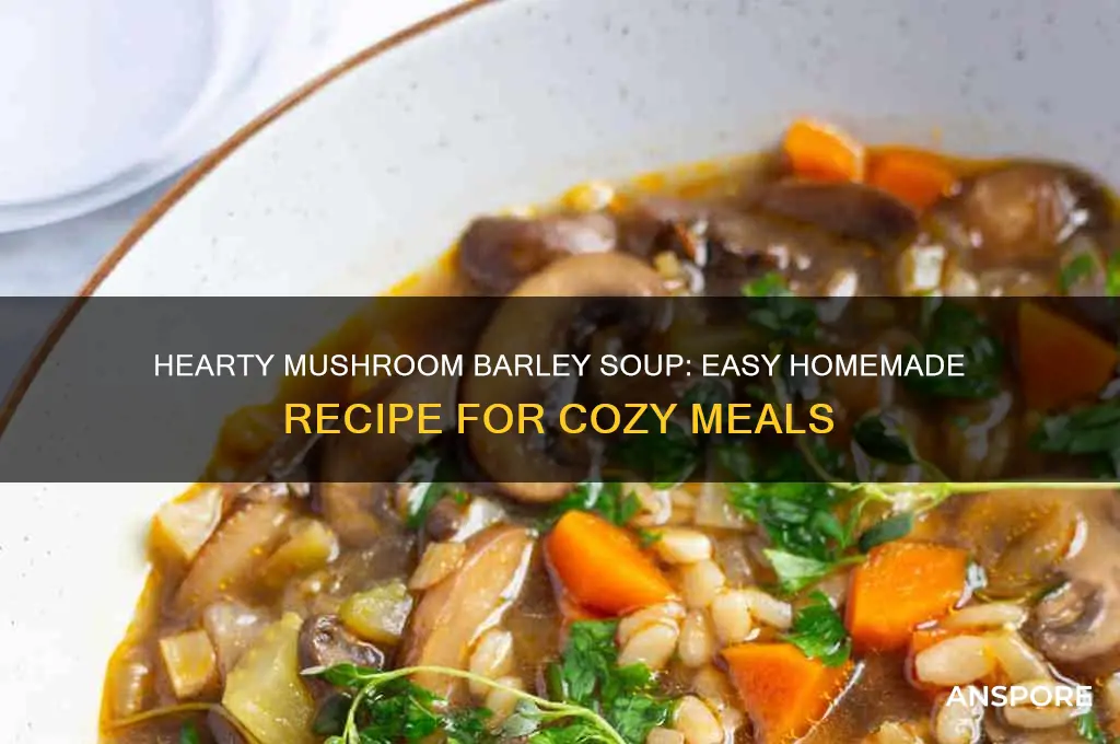 how to make mushroom barley